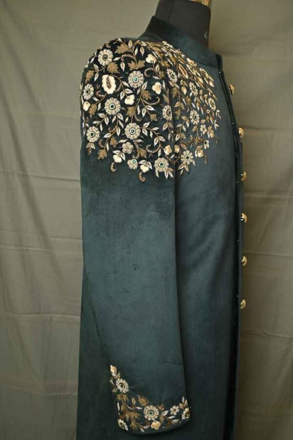 Mens Velvet Indo-Western - Image 2